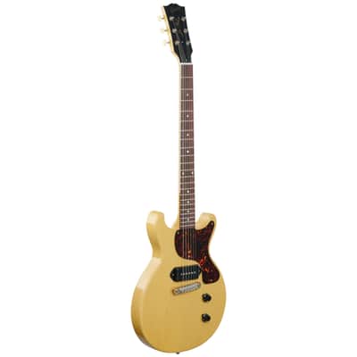 Gibson Custom Shop 1958 Les Paul Junior Double Cut Reissue Electric Guitar, TV Yellow image 4