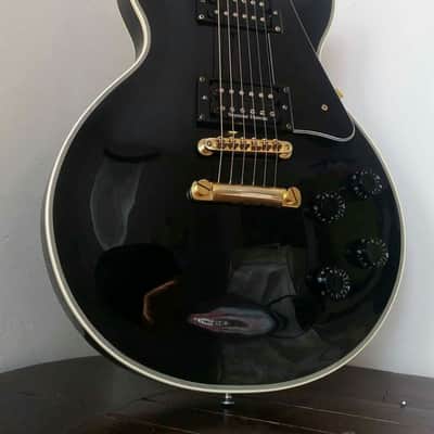Epiphone Gibson Japan Les Paul Custom (JDM) LPC-80 1999 Black Gold image 2