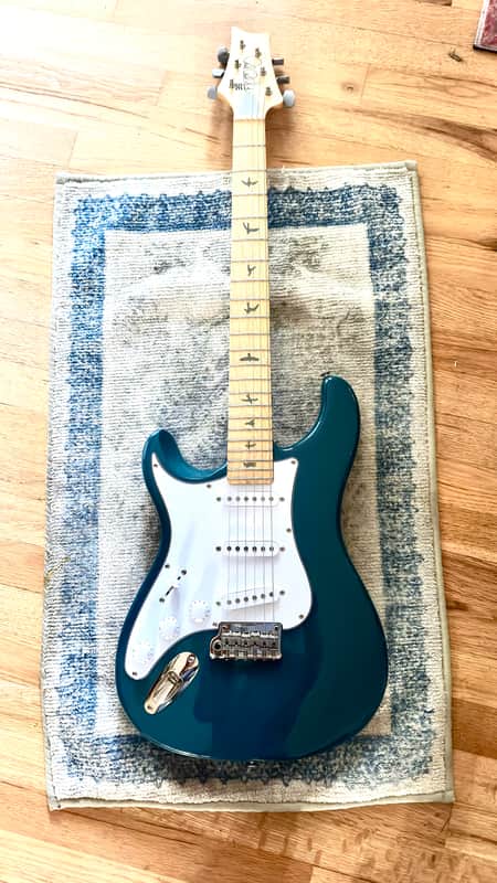 PRS SE Silver Sky Left-Handed 2024 - 2025 - Nylon Blue