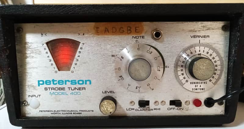 Peterson Strobe Tuner Model 400 1967 - 1968 - Black image 1