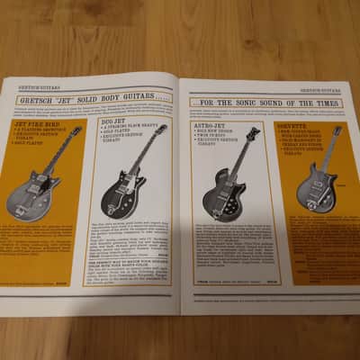 Vintage 1965 Gretsch Guitars & Amplifiers Catalog! Chet Atkins, White Falcon! Rare, Original Case Candy! image 7