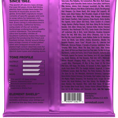 Bass Guitar Strings 50-135 Ernie Ball 2821 Power Slinky 5 String 100% Genuine image 2