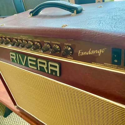 RIVERA Fandango 55 Burgundy 1x12 Tube Boutique Amplifier image 2