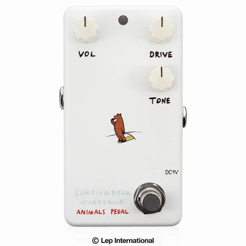 Animals Pedal Surfing Bear Overdrive - Effects Pedal For Electric Guitars - NEW! image 1