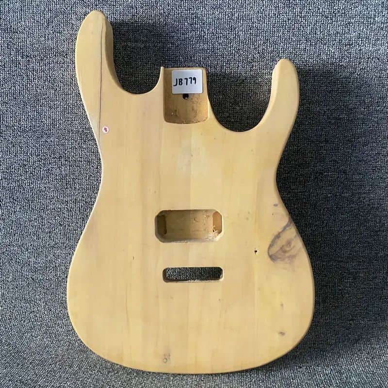 DIY Basswood Guitar Body with Humbucker image 1