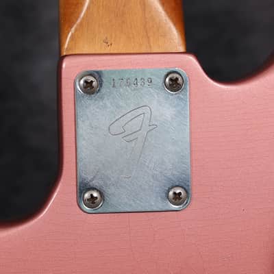 1966 Fender Jazz Bass - Burgundy Mist Refinish image 12