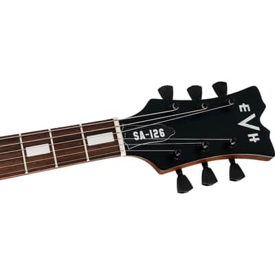EVH SA 126 Standard Electric Guitar, Satin Vintage White image 4
