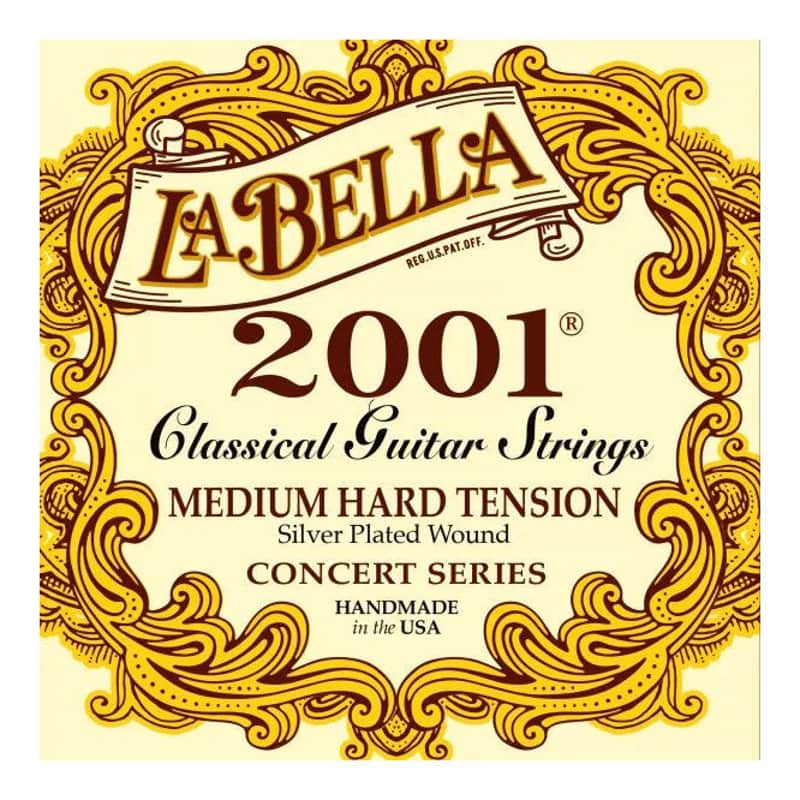 La Bella 2001 Classical Nylon Guitar Strings - Medium Hard Tension image 1