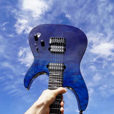 Schecter DIAMOND SERIES Reaper-6 Elite - Deep Ocean Blue 6-String Electric Guitar (2023) image 10