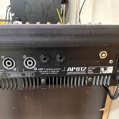 Yorkville AP812 800 Watt Powered Mixer w/Road Case - 2 Bad Channels image 9