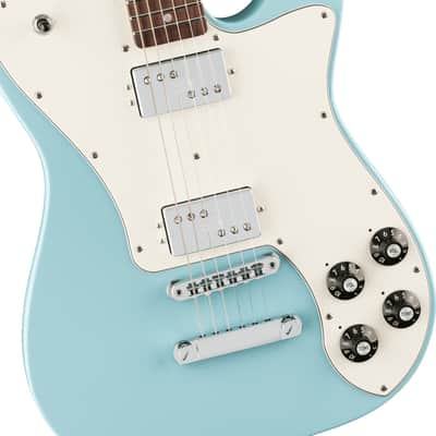 Fender Kingfish Delta Day Telecaster Deluxe Electric Guitar. Rosewood Fingerboard, Daphne Blue image 3