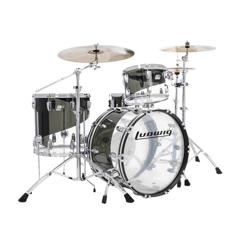 Ludwig Vistalite Reissue 50th Anniversary Fab Outfit 9x13 / 16x16 / 14x22" Drum Set image 1