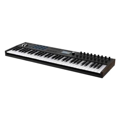Arturia KeyLab Mk3 61 Keyboard MIDI Controller with DAW Integration, Enhanced Keybed, Visual Interface, 360-Degree Touch-Sensitive Potentiometers, Faders, Robust Wood and Aluminum Casing (Black) image 3