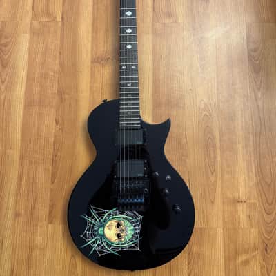 ESP LTD KH-3 Kirk Hammett Signature Spider 2021 - Black with Spider Graphic image 1