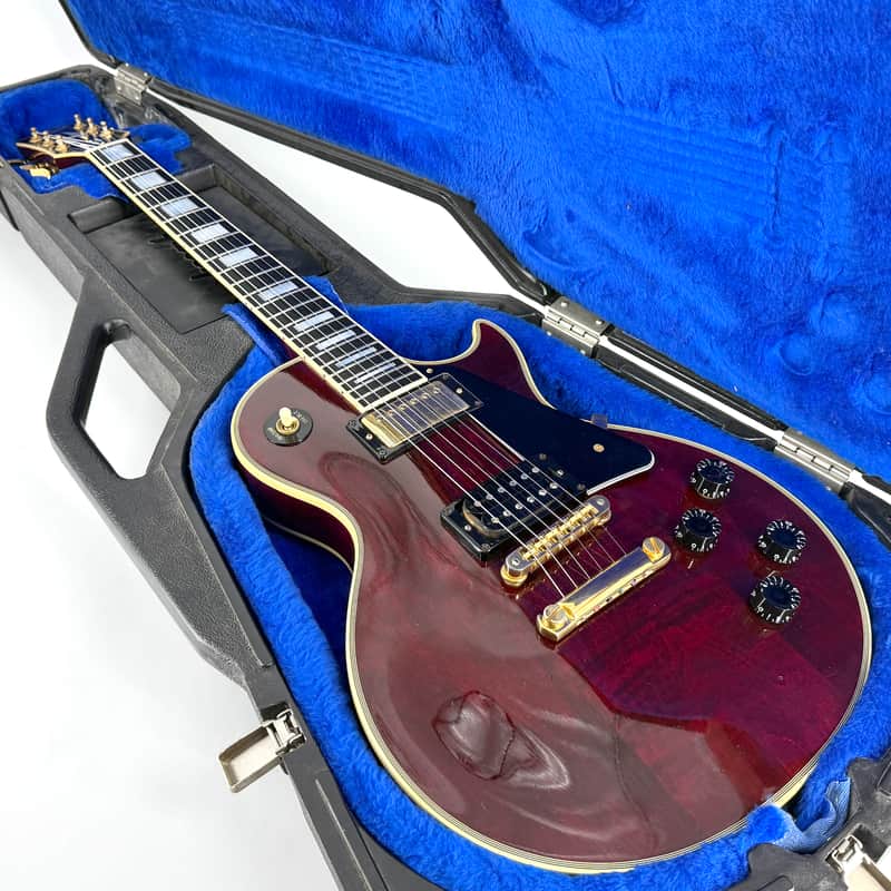 1987 Gibson Les Paul Custom – Wine Red image 1