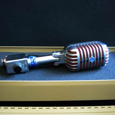 Vintage early 1950's Shure 55S dynamic cardioid microphone w extras Elvis 55 55SW 556S image 5