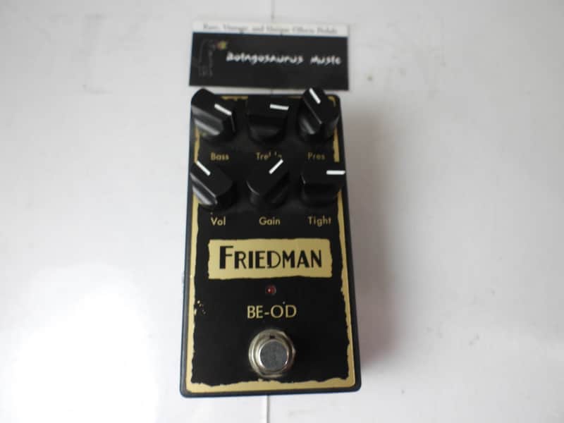 Friedman Amplification BE-OD Brown Eye Overdrive Effects Pedal image 1
