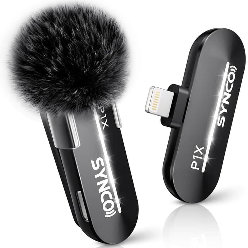 Wireless Lavalier Microphone For Iphone, Professional Lapel Mic For Tiktok, Youtube, Streaming, Vlog Video Recording, Wireless Microphone For Iphone 14/13/12/11/Se... image 1