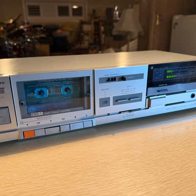 Vintage Hitachi D-E1B Stereo cassette deck & Recorder metal Japan SERVICED! image 4