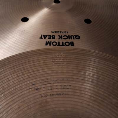 Zildjian Avedis Quick Beat Hi-Hat 13" 950g/1144g 1996-1997 - Traditional image 6
