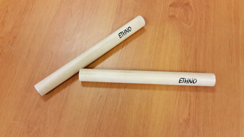 ETHNO 2922BS - Pair of standard wooden claves, handcrafted in CANADA image 1