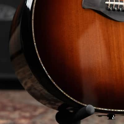 Taylor (1 of 42) Builder's Edition 914ce LTD Macassar Ebony Grand Auditorium Acoustic/Electric Guitar - Shaded Edgeburst with Hardshell Case image 9