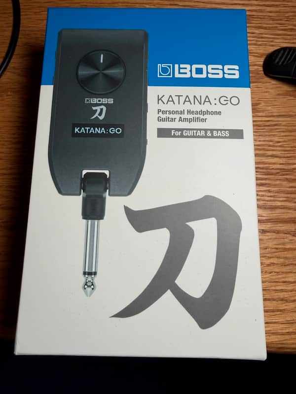 Boss KATANA:GO V1 Personal Headphone Guitar Amplifier 2024 - Black image 1
