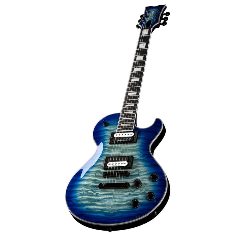Dean Thoroughbred Electric Guitar - Quilt Maple - Oceanburst image 1
