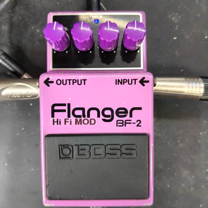Boss BF-2 Flanger 1984-1990 (Green Label) Made In Japan | Reverb