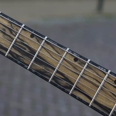 Mayones Regius Core V24 6 - Master Grade Buckeye Burl Carved Top, 5A Pale Moon Ebony, Left-Handed, Lefty, LH, Left, RARE image 23