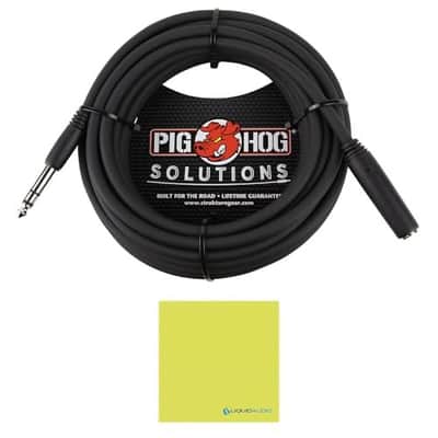 Audio Technica ATH-R50x Professional Open-Back Reference Headphones Bundle with 25ft Pig Hog Headphone Extension Cable (1/4") & Polishing Cloth – Studio Monitoring, Mixing & Critical Listening image 2