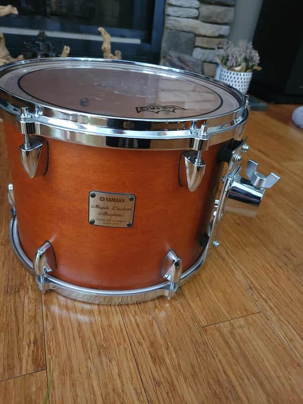 Yamaha Maple Custom Absolute 12x9 tom Vintage natural image 1