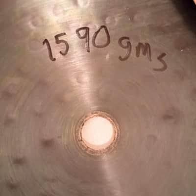 Saluda PROTOTYPE DARK THIN HAND HAMMERED 19" RIDE CRASH CYMBAL 2024 - RARE CUSTOM DESIGN image 2