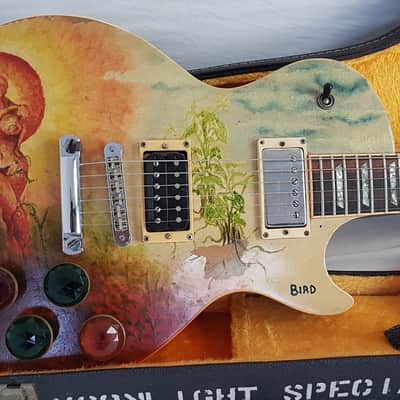 Vintage 1980 Gibson Les Paul Standard *Rare All Silver* USA Folk Art image 3