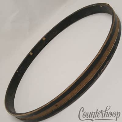 Gretsch 14"3-Ply Maple Wood Hoop/Rim Snare Drum Resonant Vintage 40s Black 8Lug image 2