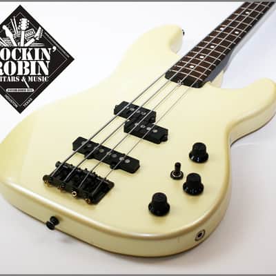 Fender Jazz Bazz Special 1986 Silver/Black Made in Japan w/Gigbag