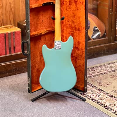 1965 Fender Mustang Guitar with Rosewood Fretboard - Blue image 7