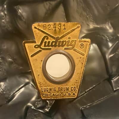Ludwig No. 906 Downbeat 4x14" 8-Lug Piccolo Snare Drum with Keystone Badge 1965 - Black Diamond Pearl image 7