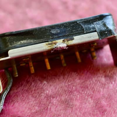 Vintage 1960 Gibson Double Black Patent Number PAF 8.04k Pickup Les Paul Standard Burst Humbucker image 16