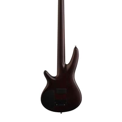 Ibanez SRF705 Portamento 5 String Fretless Bass Brown Burst image 5