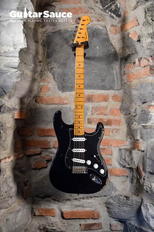 Fender Stratocaster MIJ Gilmour Black Strat Insipired 1994-1995 Used (cod.1267UG) image 1