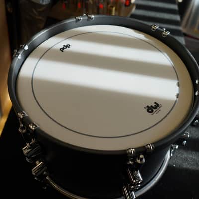 PDP/DW Concept Maple Classic 8x12" Tom Ebony Satin - 12" Tom (No-Mount) 2025 image 2