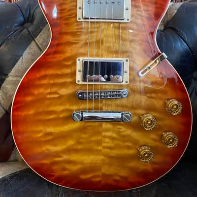 Gibson Les Paul Standard Hand-Selected & Bookmatched AAA Premium Quilted Heritage Sunburst 2014 OHSC imagen 4