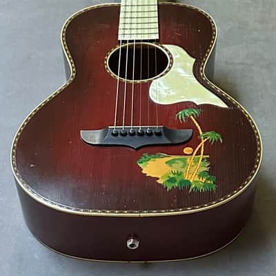 Stromberg Voisinet Hawaiian Parlor Guitar 1920's image 13