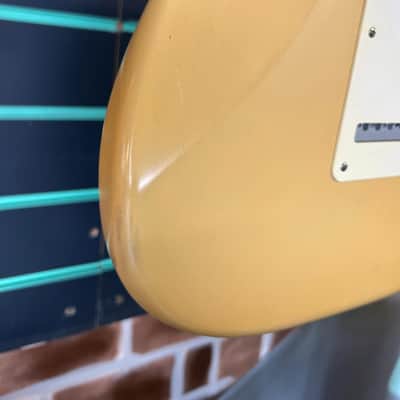 Fender Highway One Stratocaster Honey Blonde 2007 Left Handed Electric Guitar image 15