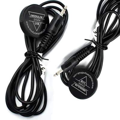 Contact Microphone,  Piezo Mic 3,5mm 1/8 inch,  Mono Jack Piezo Transducer, Guitar Cigar Box Pickup image 8