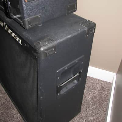 Seymour Duncan Convertible 100 Watt Head & Cabinet 1986 Black Tolex image 4