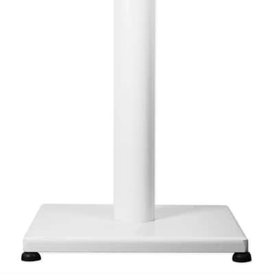 Pair 21” Steel White Stands For JBL ARENA 130 Bookshelf Speakers image 5