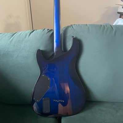 Schecter Blackjack SLS C-1 A Active See-Thru Blue Burst image 3