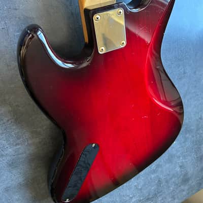 Tokai Custom Edition Jazz Bass Made in Japan 1991 - Transparent Red image 24